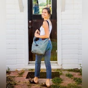 Sherpani Payton, Large Crossbody Purse, Lightweight Nylon Mesh Hobo Bag